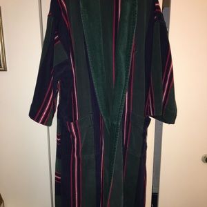 Vintage 90s Nautica striped bath robe